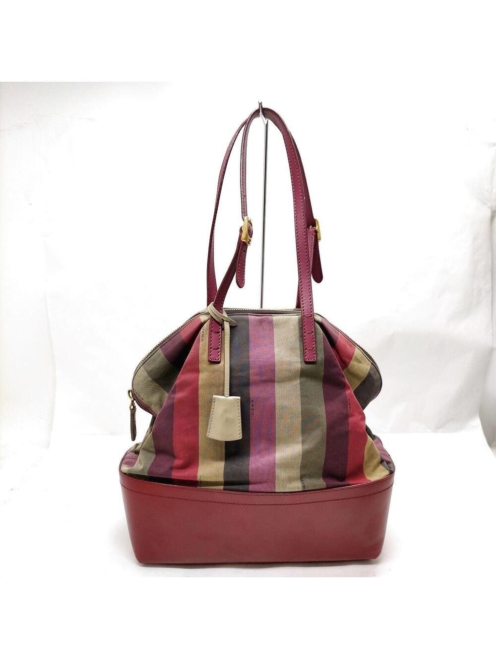 Fendi Hand Bag Red Canvas 460220